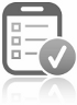 Checklist op een mobiel